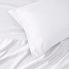 Parure de draps unie en coton égyptien de qualité supérieure 1000 fils au pouce carré avec poche profonde