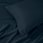 Parure de draps unie en coton égyptien de qualité supérieure 1000 fils au pouce carré avec poche profonde