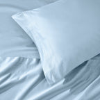 Parure de draps unie en coton égyptien de qualité supérieure 1000 fils au pouce carré avec poche profonde