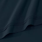 Parure de draps unie en coton égyptien de qualité supérieure 1000 fils au pouce carré avec poche profonde
