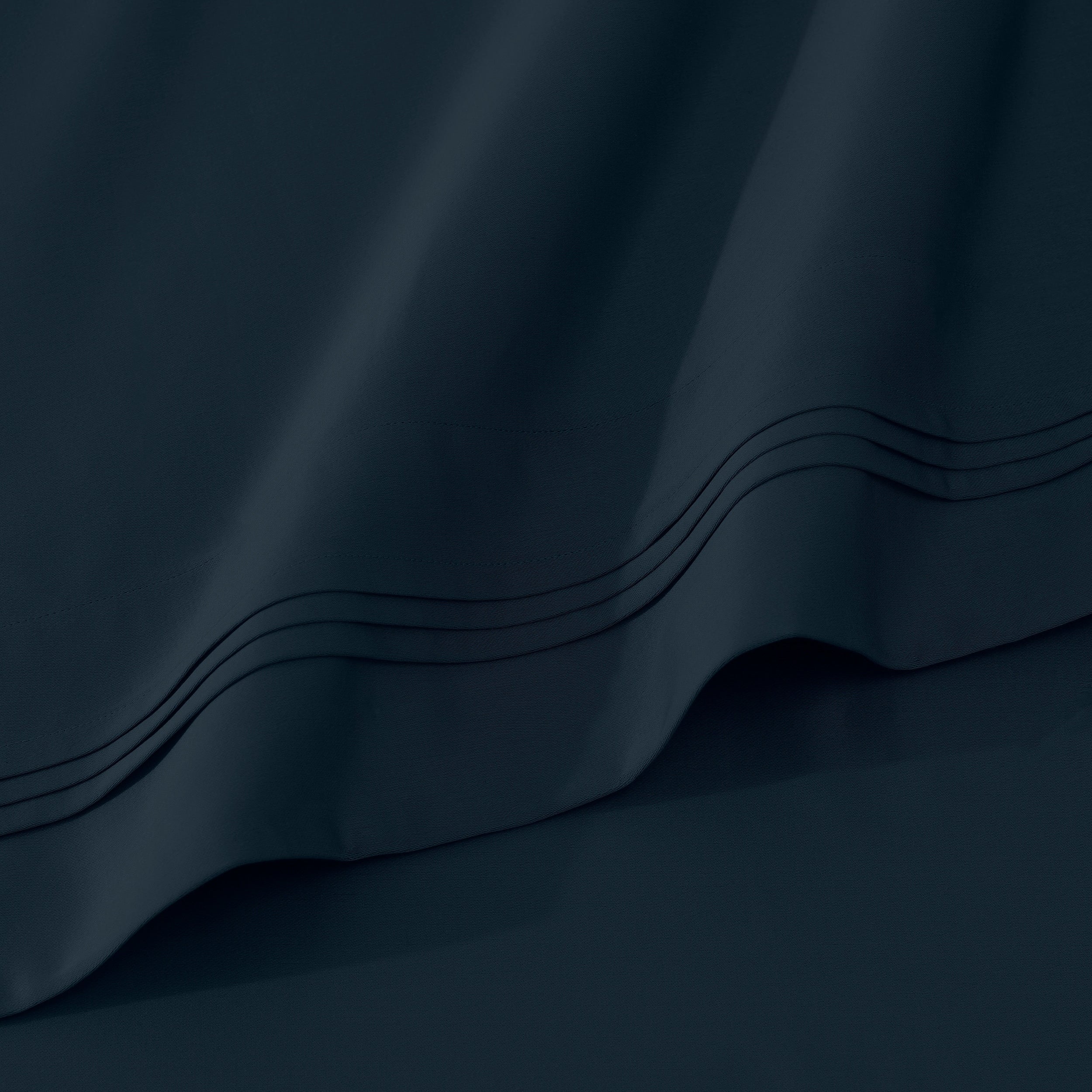 Parure de draps unie en coton égyptien de qualité supérieure 1000 fils au pouce carré avec poche profonde