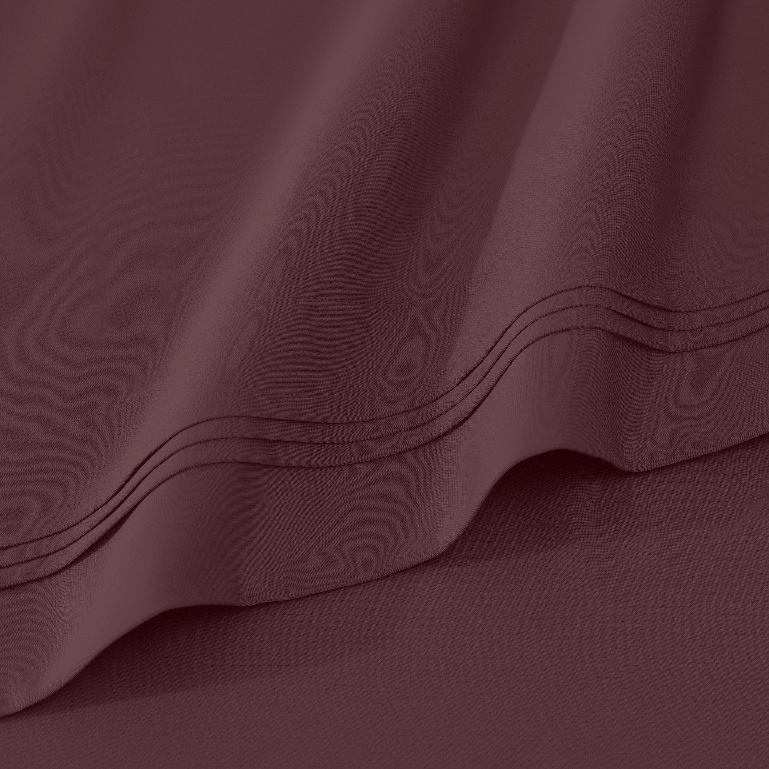 Parure de draps unie en coton égyptien de qualité supérieure 1000 fils au pouce carré avec poche profonde