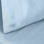 Parure de draps unie en coton égyptien de qualité supérieure 1000 fils au pouce carré avec poche profonde