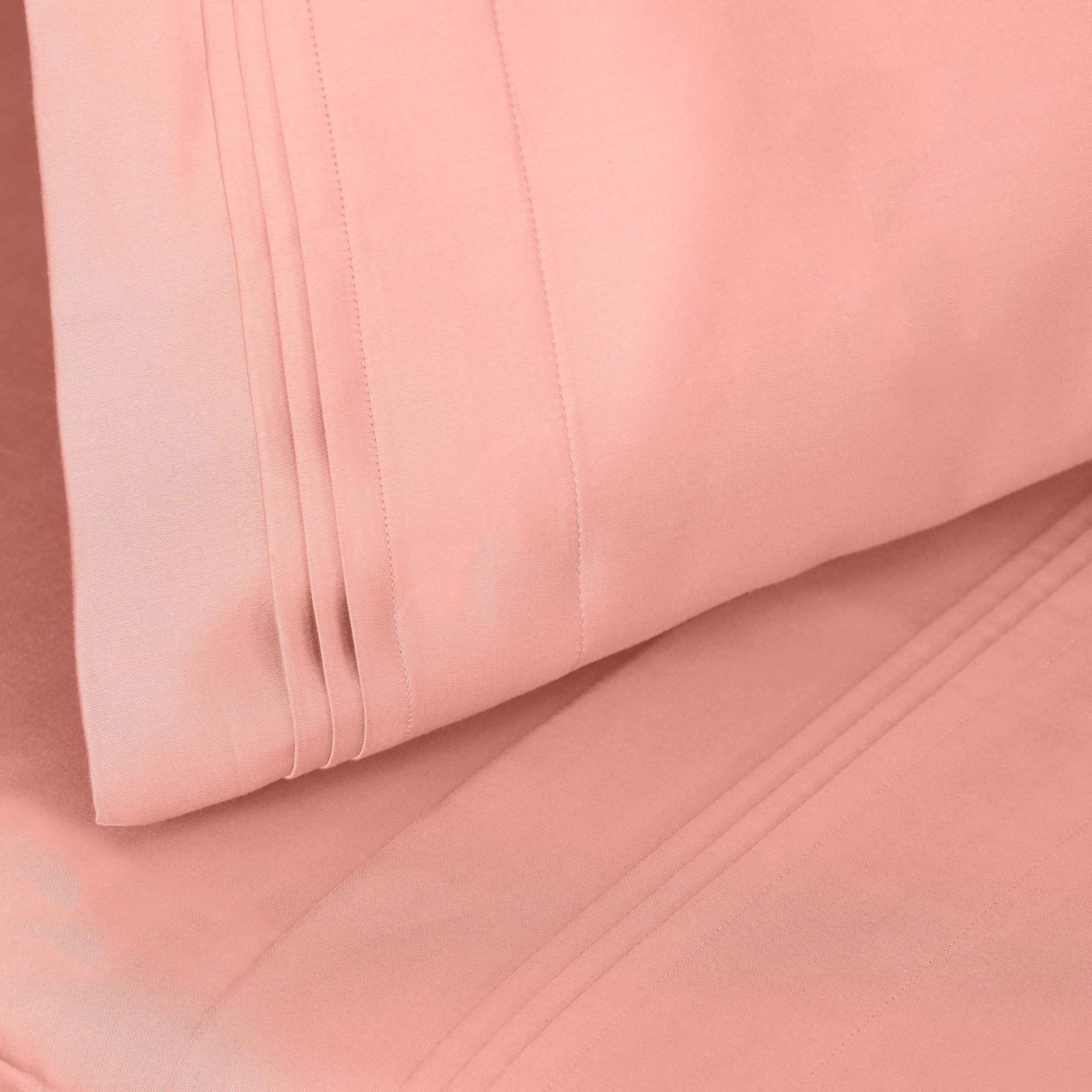 Parure de draps unie en coton égyptien de qualité supérieure 1000 fils au pouce carré avec poche profonde