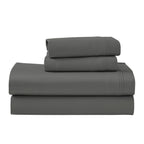 Parure de draps unie en coton égyptien de qualité supérieure 1000 fils au pouce carré avec poche profonde