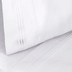Parure de draps unie en coton égyptien de qualité supérieure 1000 fils au pouce carré avec poche profonde