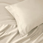 Parure de draps unie en coton égyptien de qualité supérieure 1000 fils au pouce carré avec poche profonde
