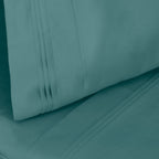 Parure de draps unie en coton égyptien de qualité supérieure 1000 fils au pouce carré avec poche profonde