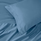 Parure de draps unie en coton égyptien de qualité supérieure 1000 fils au pouce carré avec poche profonde