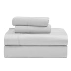 Parure de draps unie écologique en coton égyptien de qualité supérieure 1 200 fils