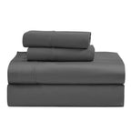 Parure de draps unie écologique en coton égyptien de qualité supérieure 1 200 fils