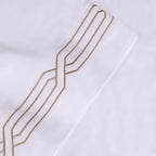 Parure de draps unie écologique en coton égyptien de qualité supérieure 1 200 fils