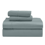 Parure de draps unie écologique en coton égyptien de qualité supérieure 1 200 fils
