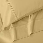 Parure de draps unie écologique en coton égyptien de qualité supérieure 1 200 fils