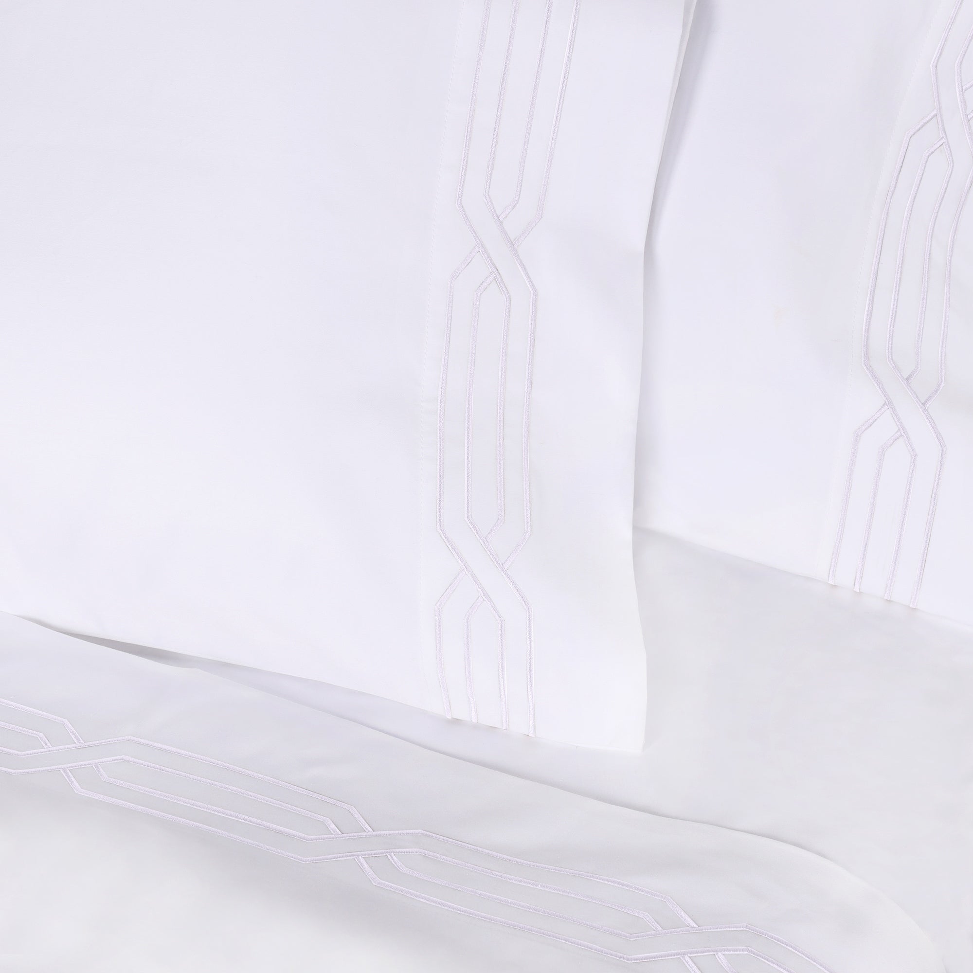 Parure de draps unie écologique en coton égyptien de qualité supérieure 1 200 fils