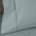 Parure de draps unie écologique en coton égyptien de qualité supérieure 1 200 fils