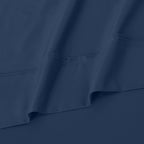 Parure de draps unie écologique en coton égyptien de qualité supérieure 1 200 fils