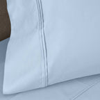 Parure de draps unie écologique en coton égyptien de qualité supérieure 1 200 fils