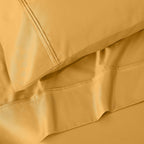 Parure de draps unie écologique en coton égyptien de qualité supérieure 1 200 fils