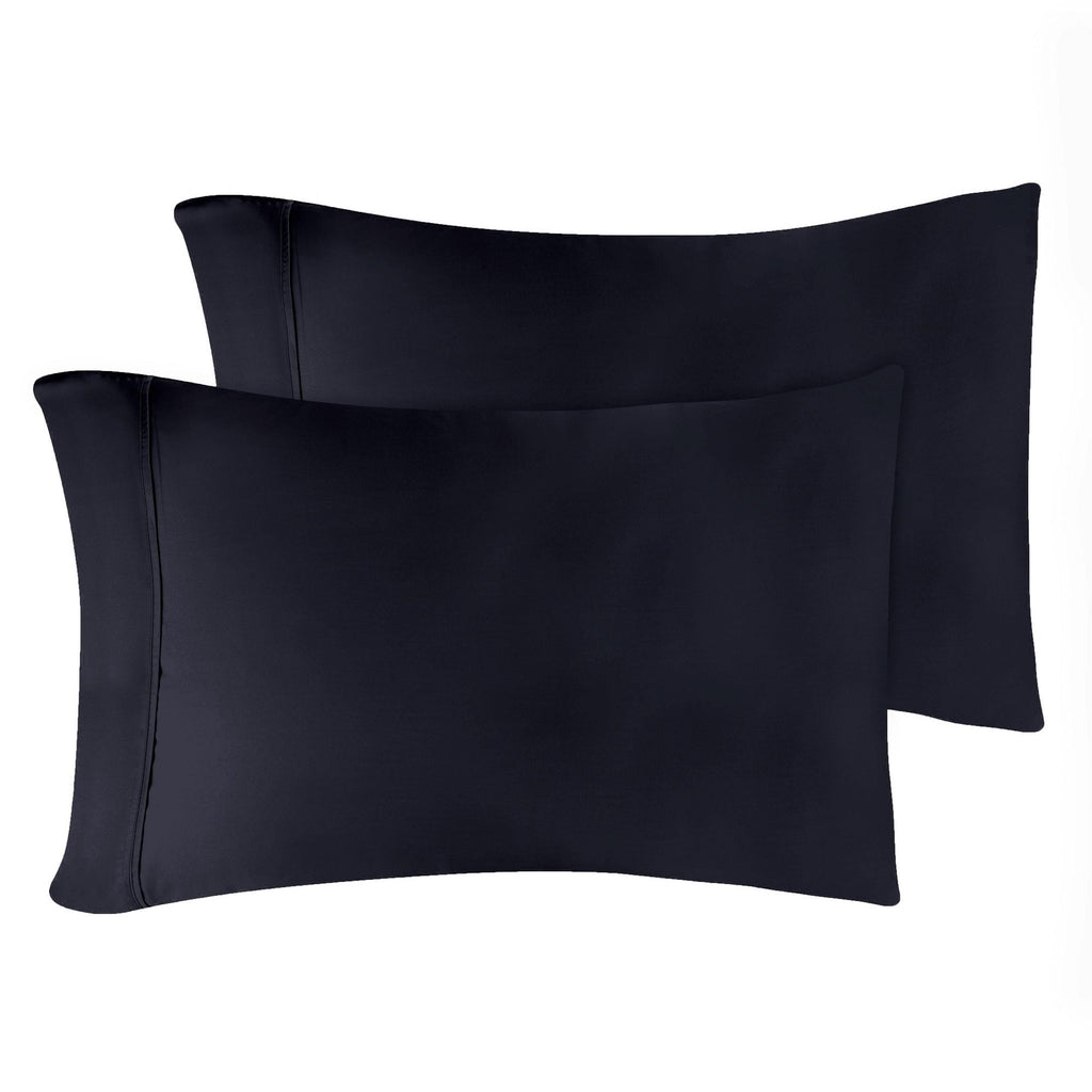 Taies d'oreiller en coton égyptien de qualité supérieure 400 fils - Lot de 2