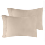 Taies d'oreiller en coton égyptien de qualité supérieure 400 fils - Lot de 2