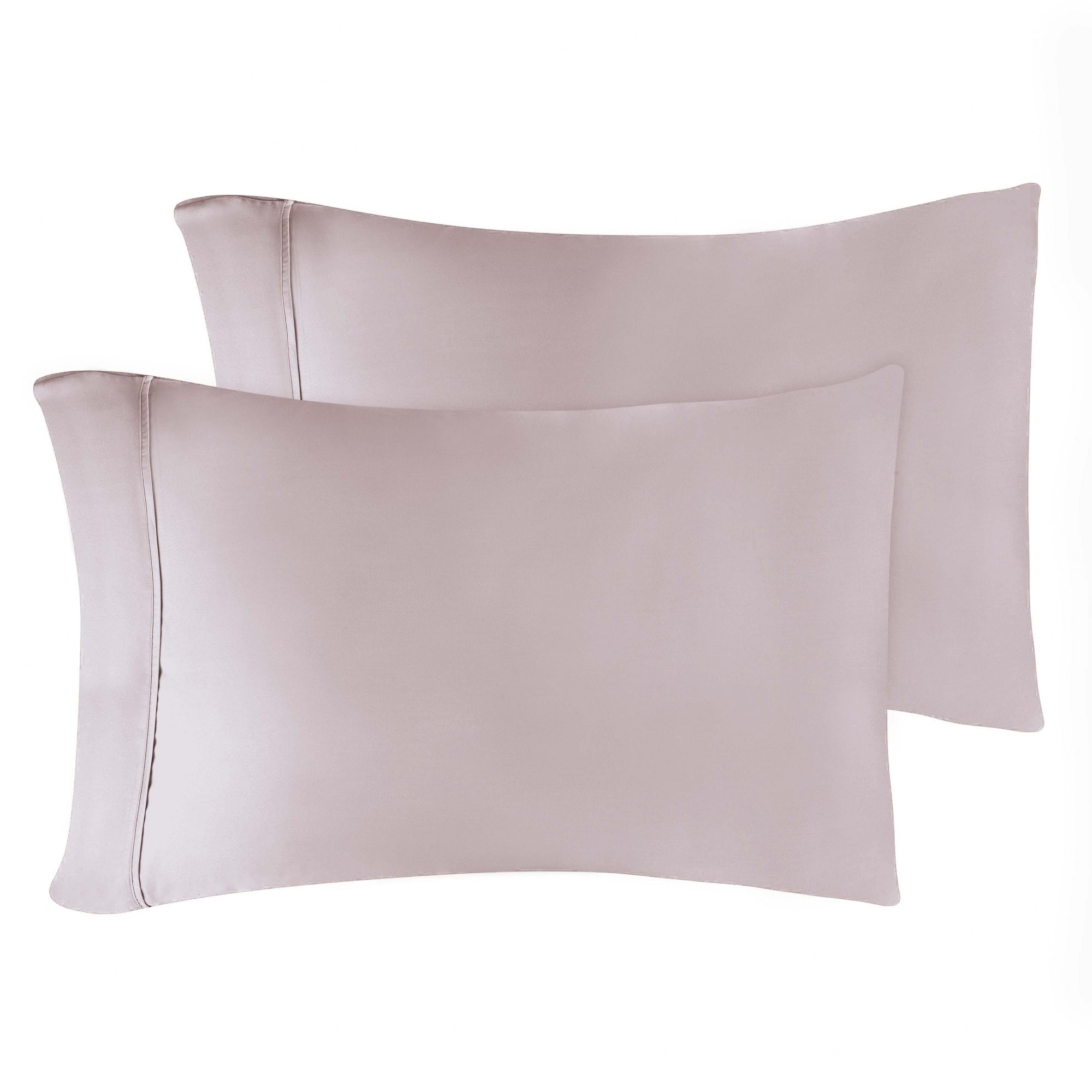 Taies d'oreiller en coton égyptien de qualité supérieure 400 fils - Lot de 2