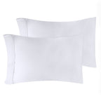 Taies d'oreiller en coton égyptien de qualité supérieure 400 fils - Lot de 2