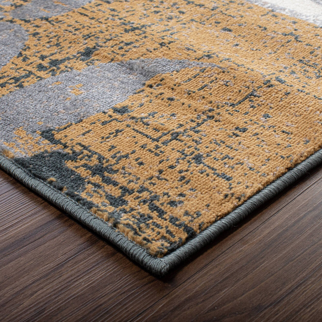 Tapis d'intérieur ou de couloir contemporain à motif patchwork floral Pastiche de qualité supérieure