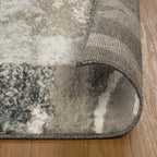 Tapis d'intérieur ou de couloir contemporain à motif patchwork floral Pastiche de qualité supérieure