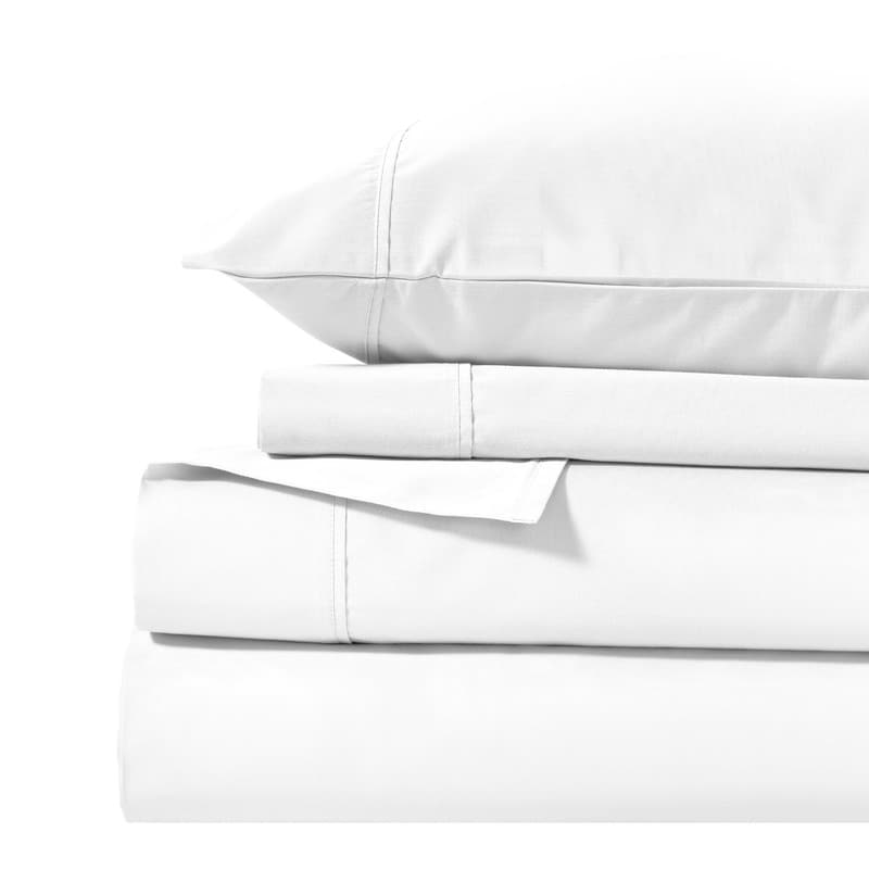Ensemble de draps à poches profondes en mélange de coton 1000 fils de qualité supérieure