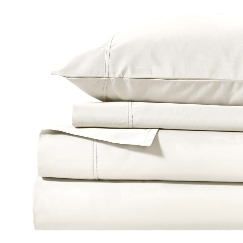 Ensemble de draps à poches profondes en mélange de coton 1000 fils de qualité supérieure