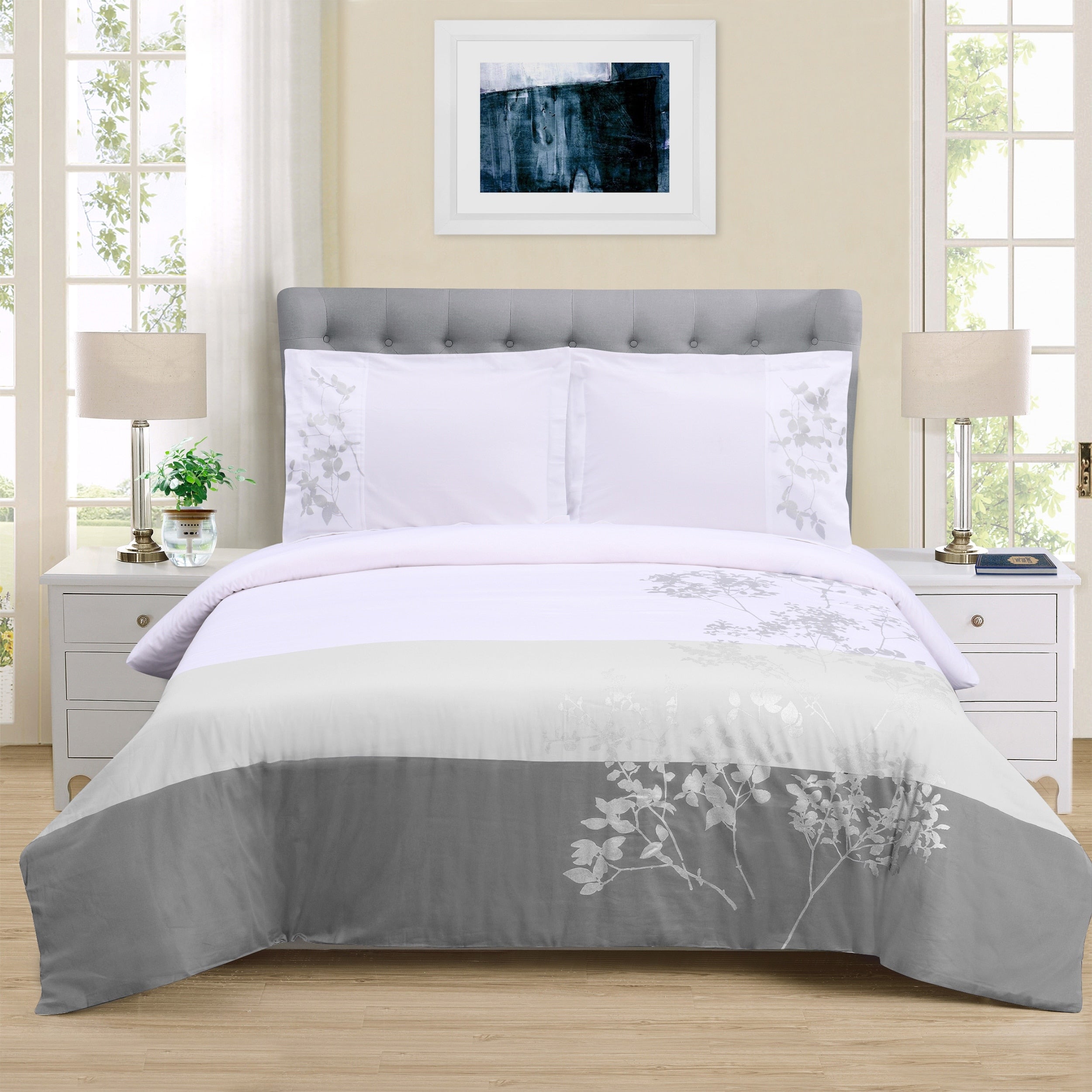 Ensemble de housse de couette 3 pièces en coton Superior Sydney