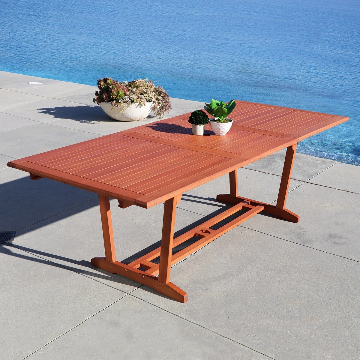 Ensemble de salle à manger rectangulaire Surfside de 91 pouces avec table extensible et fauteuil, 7 pièces, par Havenside Home