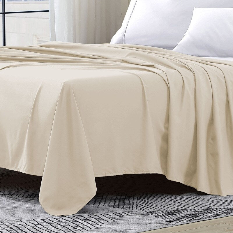 Drap plat simple en microfibre extra douce brossée double Swift Home