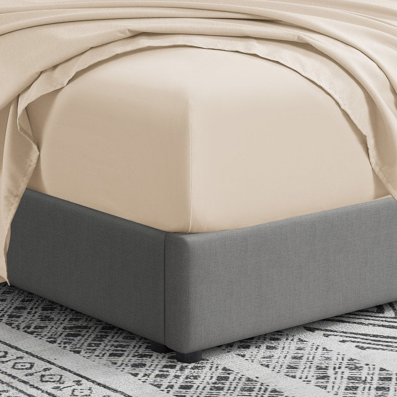 Drap plat simple en microfibre extra douce brossée double Swift Home
