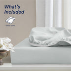 Drap-housse simple Swift Home en microfibre brossée double de 40,6 cm de profondeur