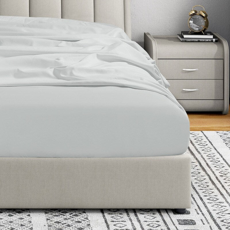 Drap-housse simple Swift Home en microfibre brossée double de 40,6 cm de profondeur