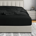 Drap-housse simple extra-profond en microfibre brossée double Swift Home de 45 à 53 cm