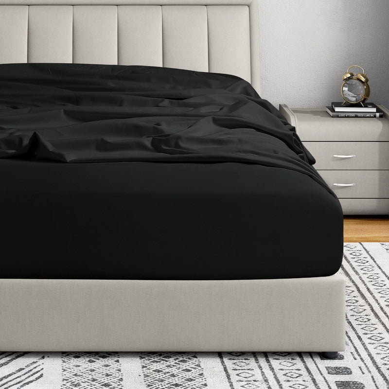 Drap-housse simple extra-profond en microfibre brossée double Swift Home de 45 à 53 cm