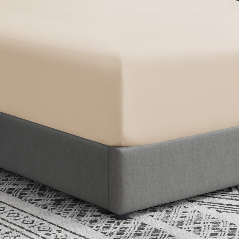 Drap-housse simple extra-profond en microfibre brossée double Swift Home de 45 à 53 cm
