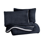 Ensemble de couette réversible luxueux en peluche et sherpa à poils longs Swift Home
