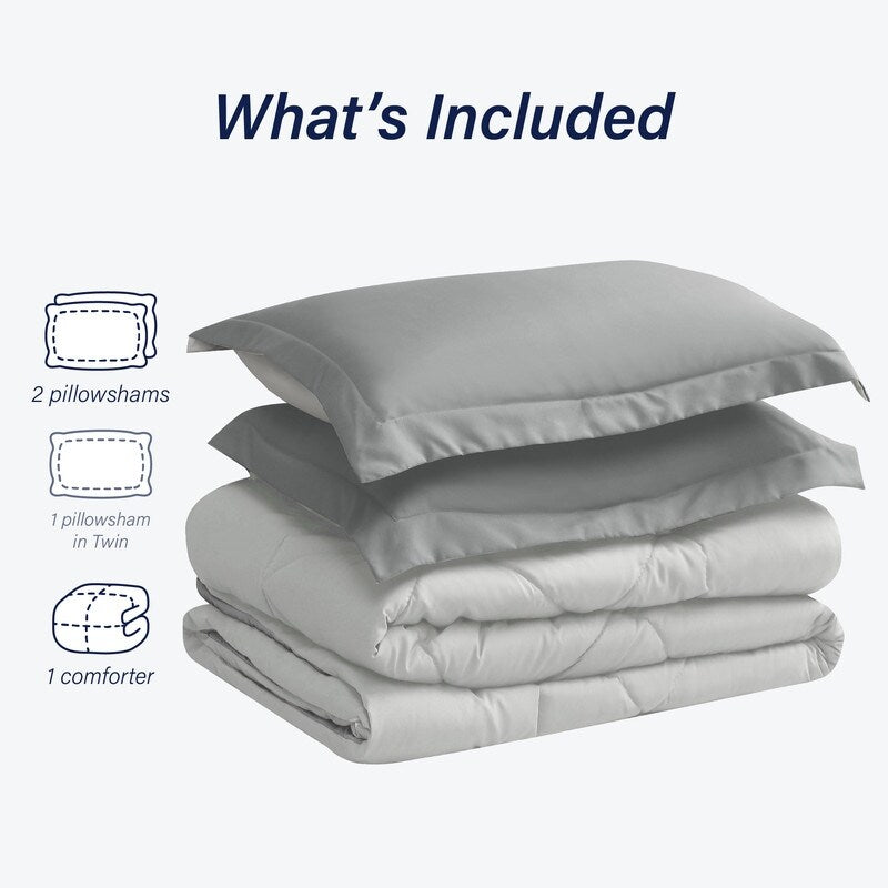 Parure de lit réversible en microfibre Swift Home