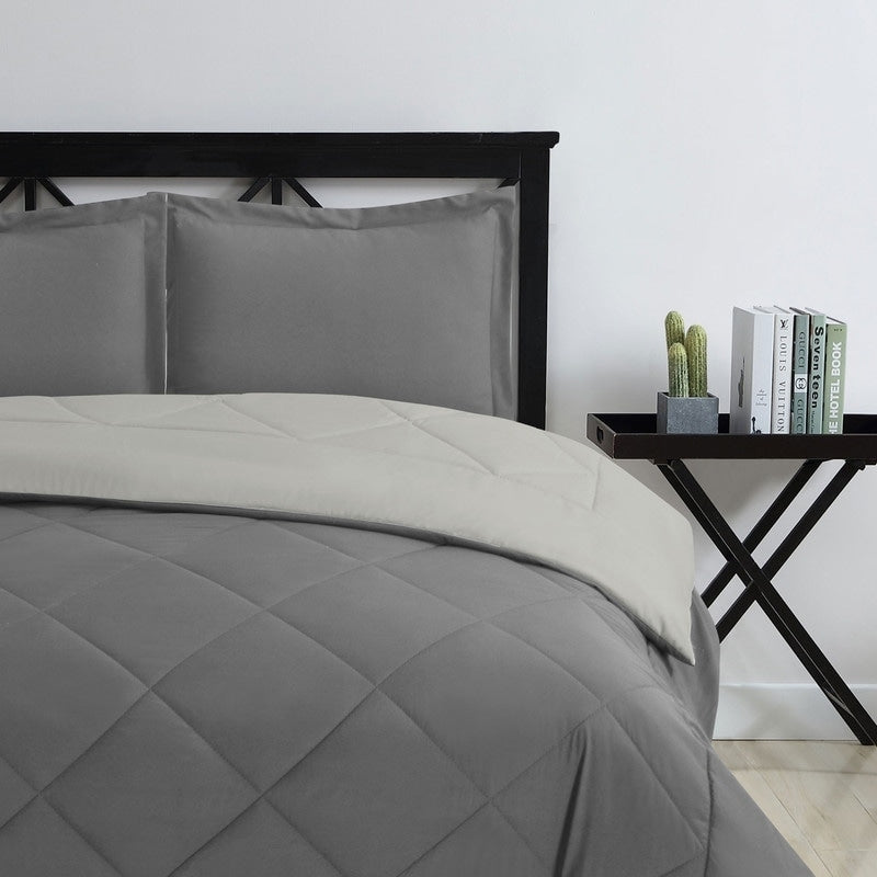 Parure de lit réversible en microfibre Swift Home