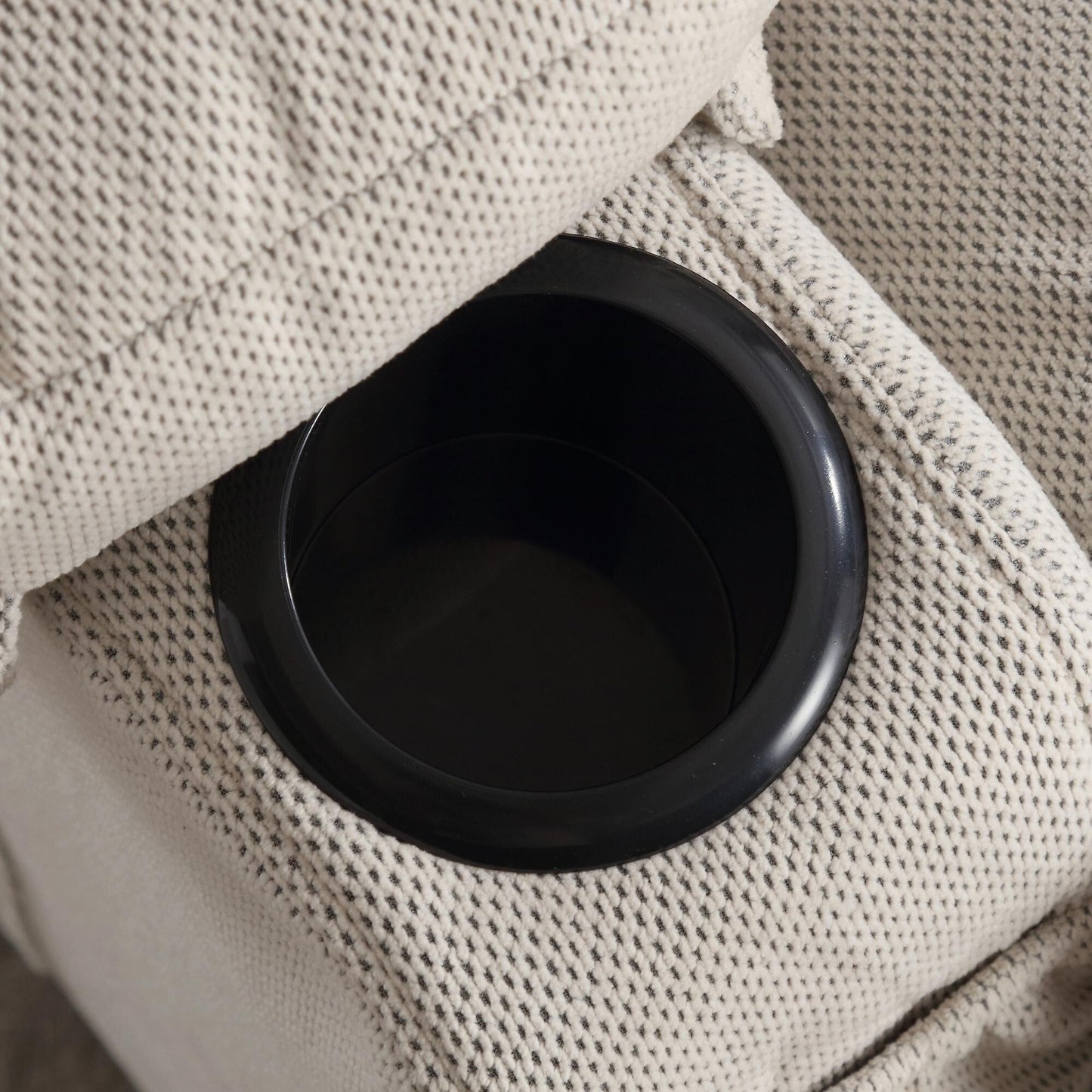 Fauteuil massant chauffant pivotant, avec port USB et 2 porte-gobelets dans les poches latérales