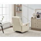 Fauteuil inclinable pivotant et électrique, fauteuil à bascule, chaise de chambre d'enfant avec bouton électrique pour salon et chambre à coucher