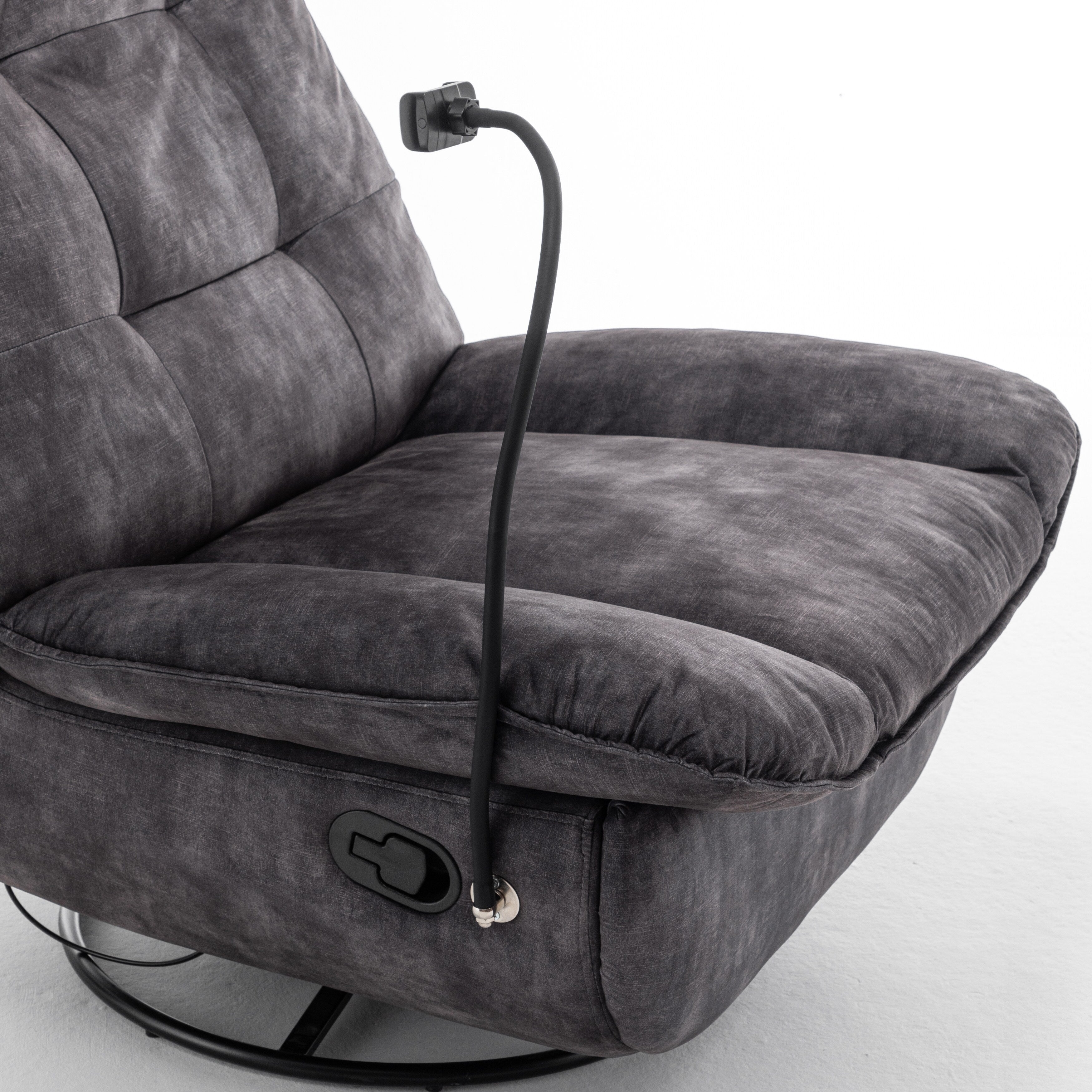 Fauteuil inclinable pivotant et coulissant par GDFStudio