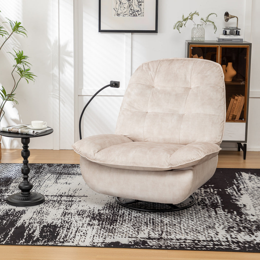 Fauteuil inclinable pivotant et coulissant par GDFStudio