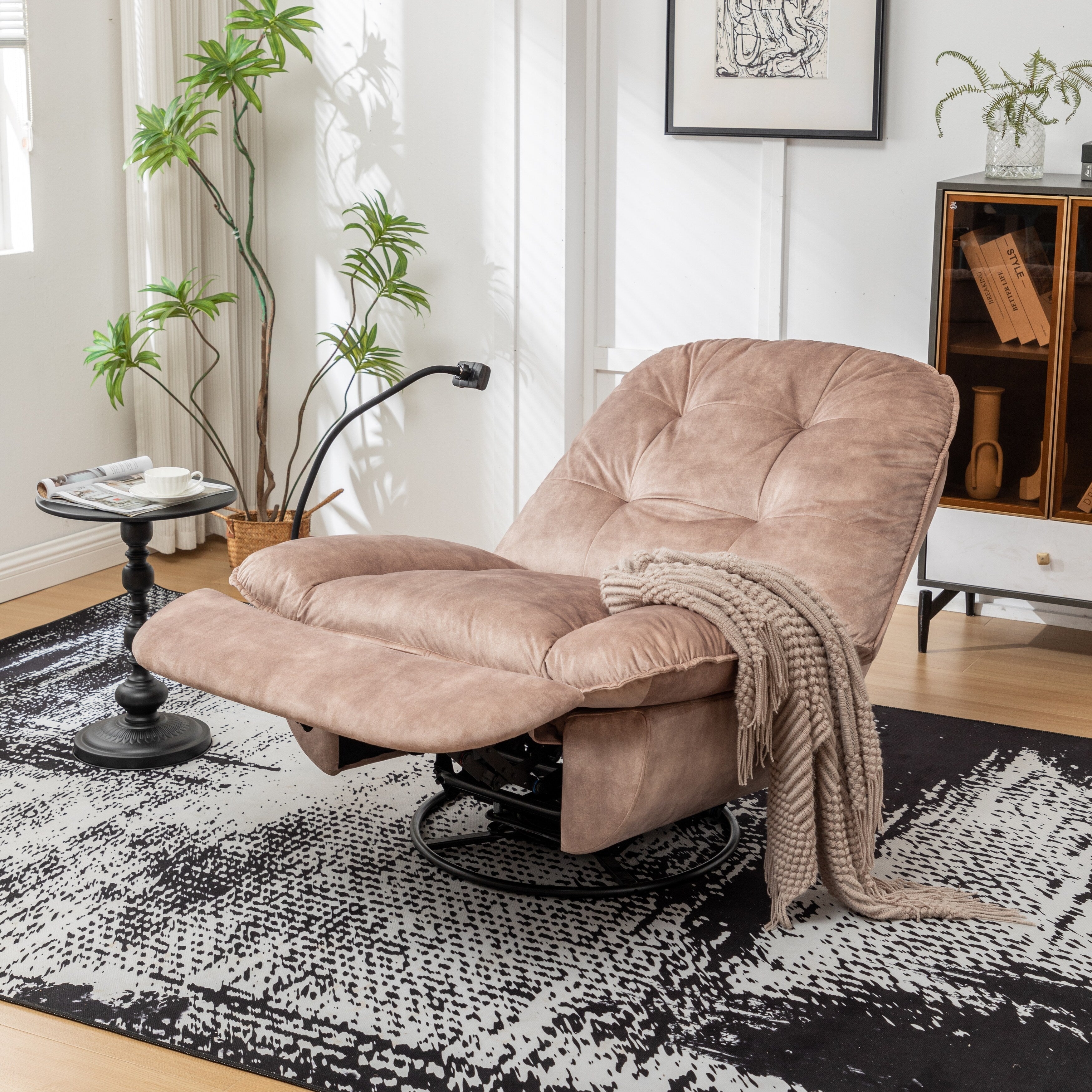 Fauteuil inclinable pivotant et coulissant par GDFStudio