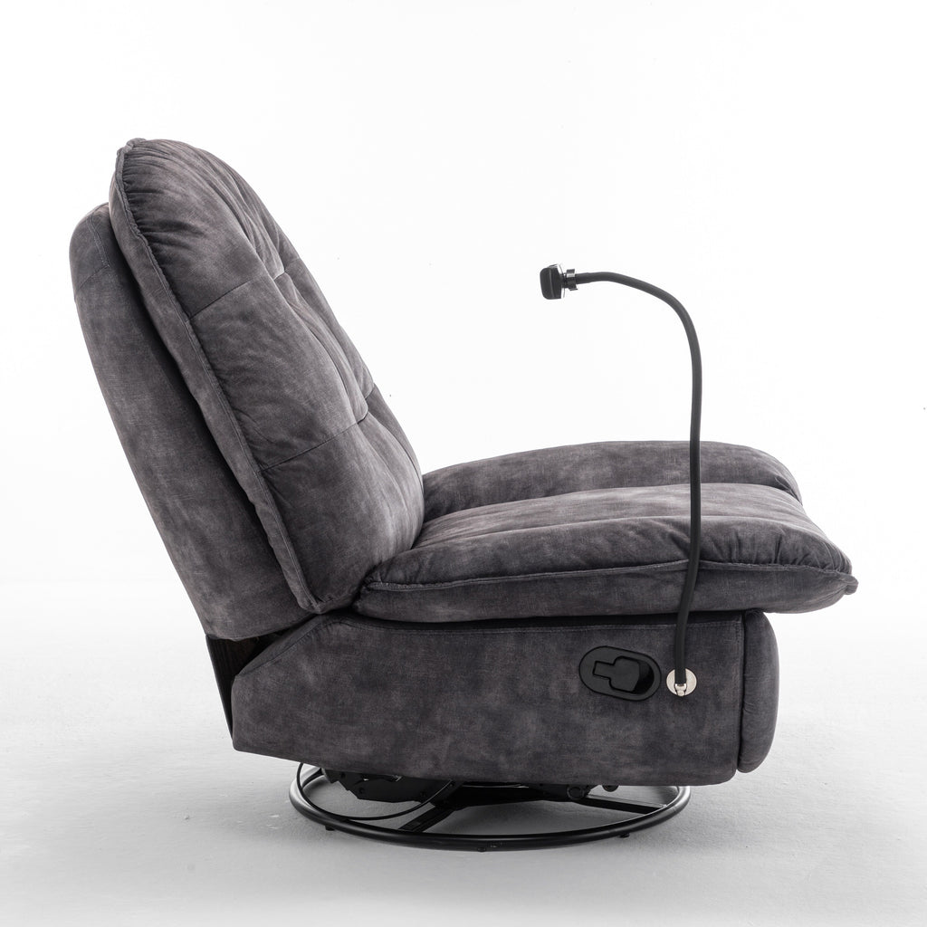 Fauteuil inclinable pivotant et coulissant par GDFStudio