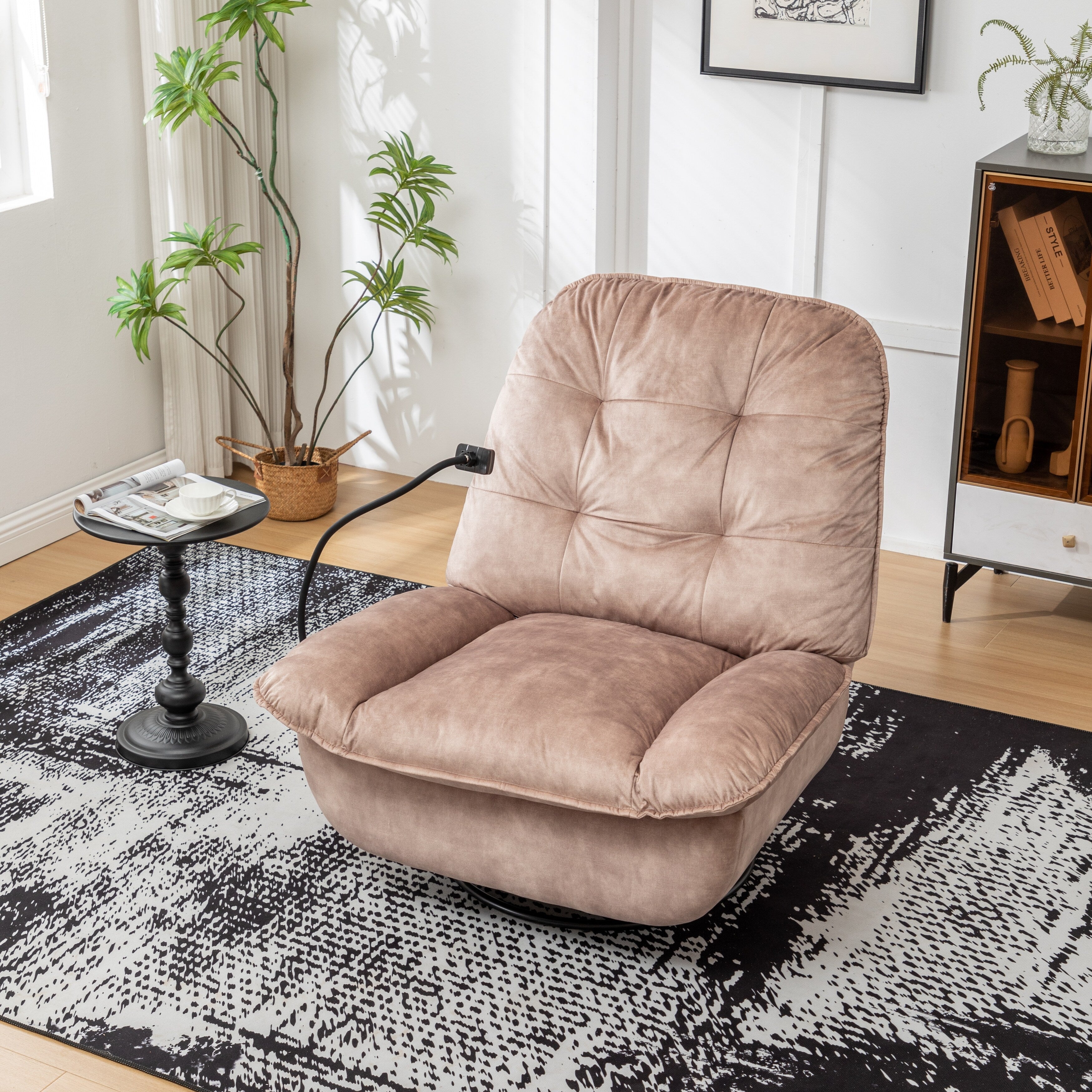 Fauteuil inclinable pivotant et coulissant par GDFStudio